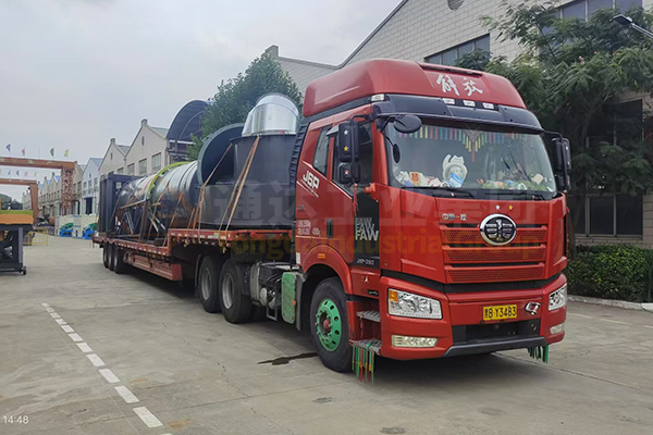 通達重工山西客戶有機肥生產(chǎn)線發(fā)貨